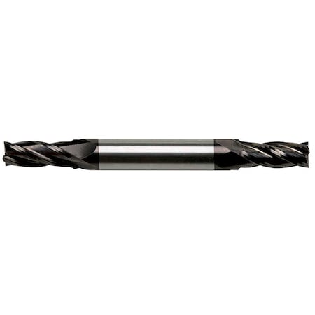 5/16 4-Flute Double End Solid Carbide End Mill TiAlN Coated